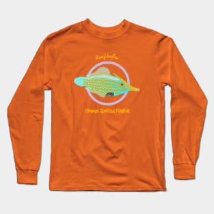 Orange Spotted Filefish Long Sleeve T-Shirt